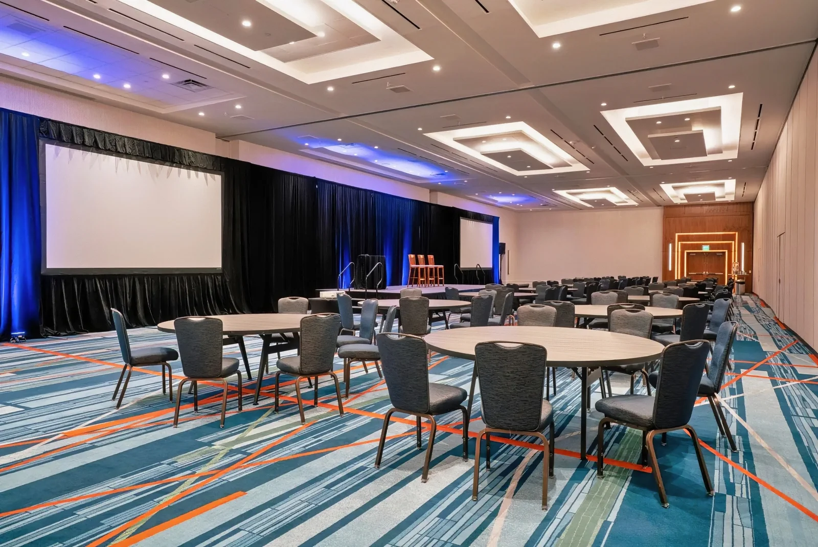 Grand Cypress Ballroom Custom Fabric Wall Acoustic Treatment