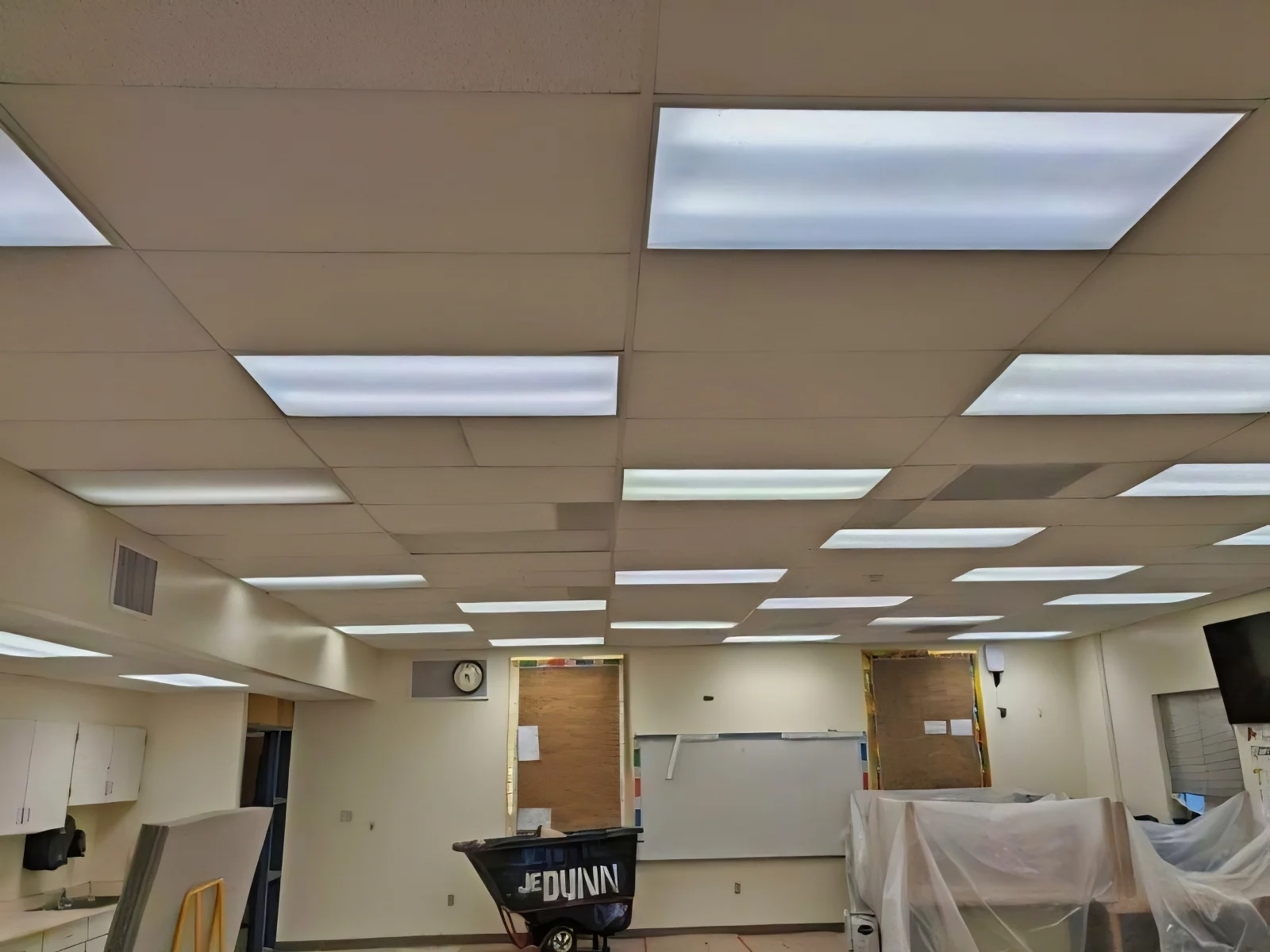 Brooksville Multiple Tiles Install Improving Acoustics