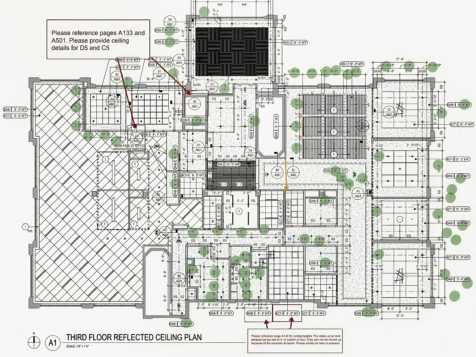 JP Morgan Chase Naples - Third Floor Ceiling Plan