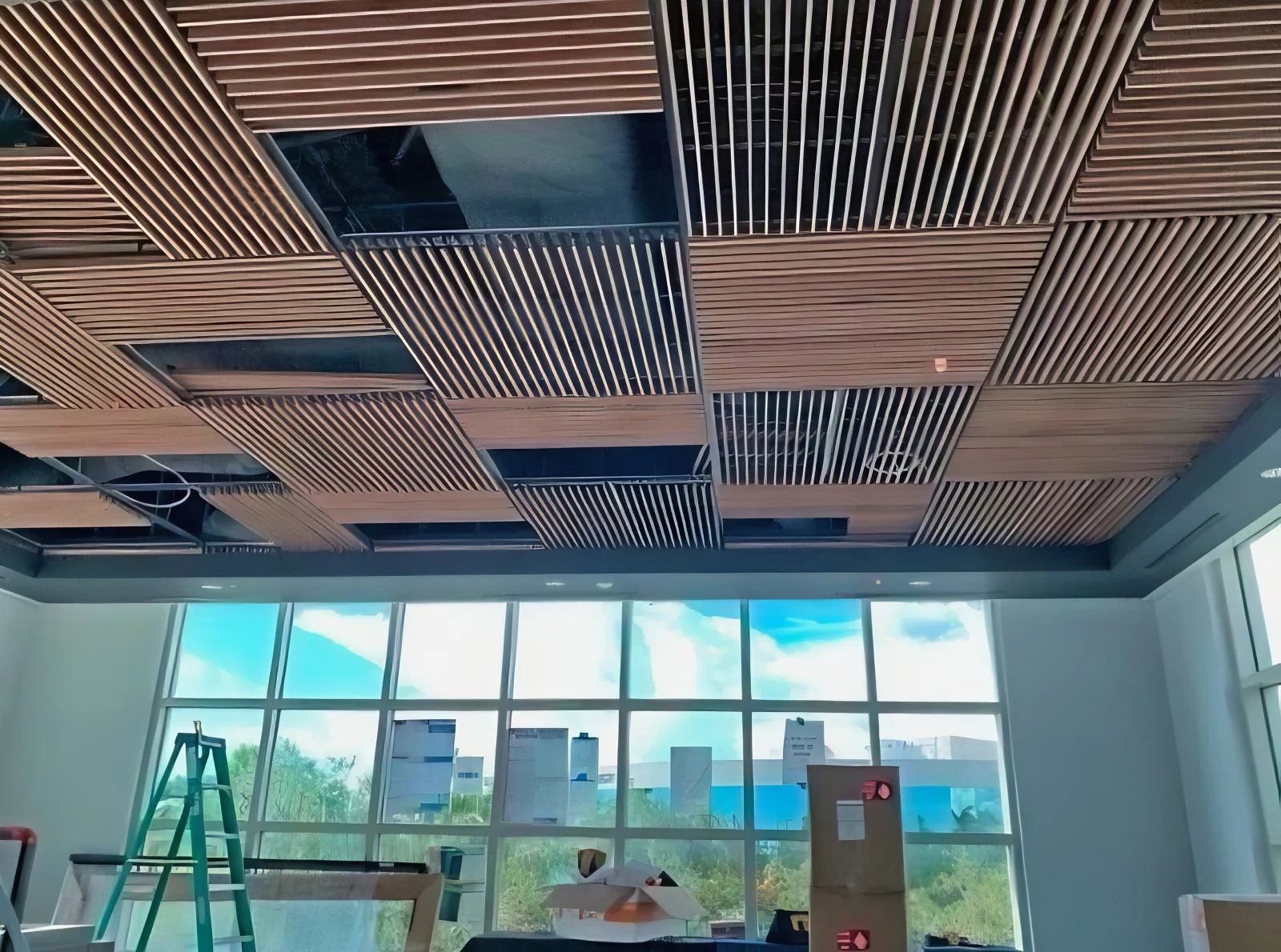 JPMC Office Tegular Grilles Install Professional Soundproofing