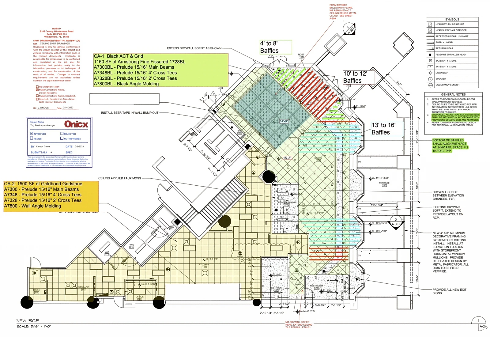 Top Shelf Sports Lounge - Sound Control Solution