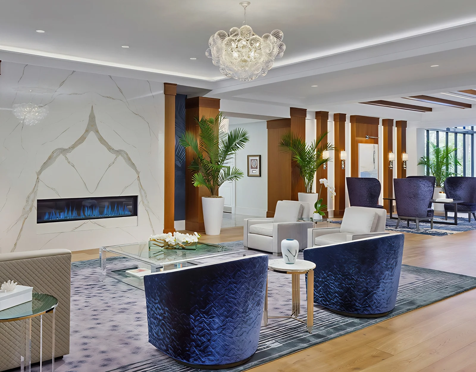 Country Club Acoustic Ceiling Treatment