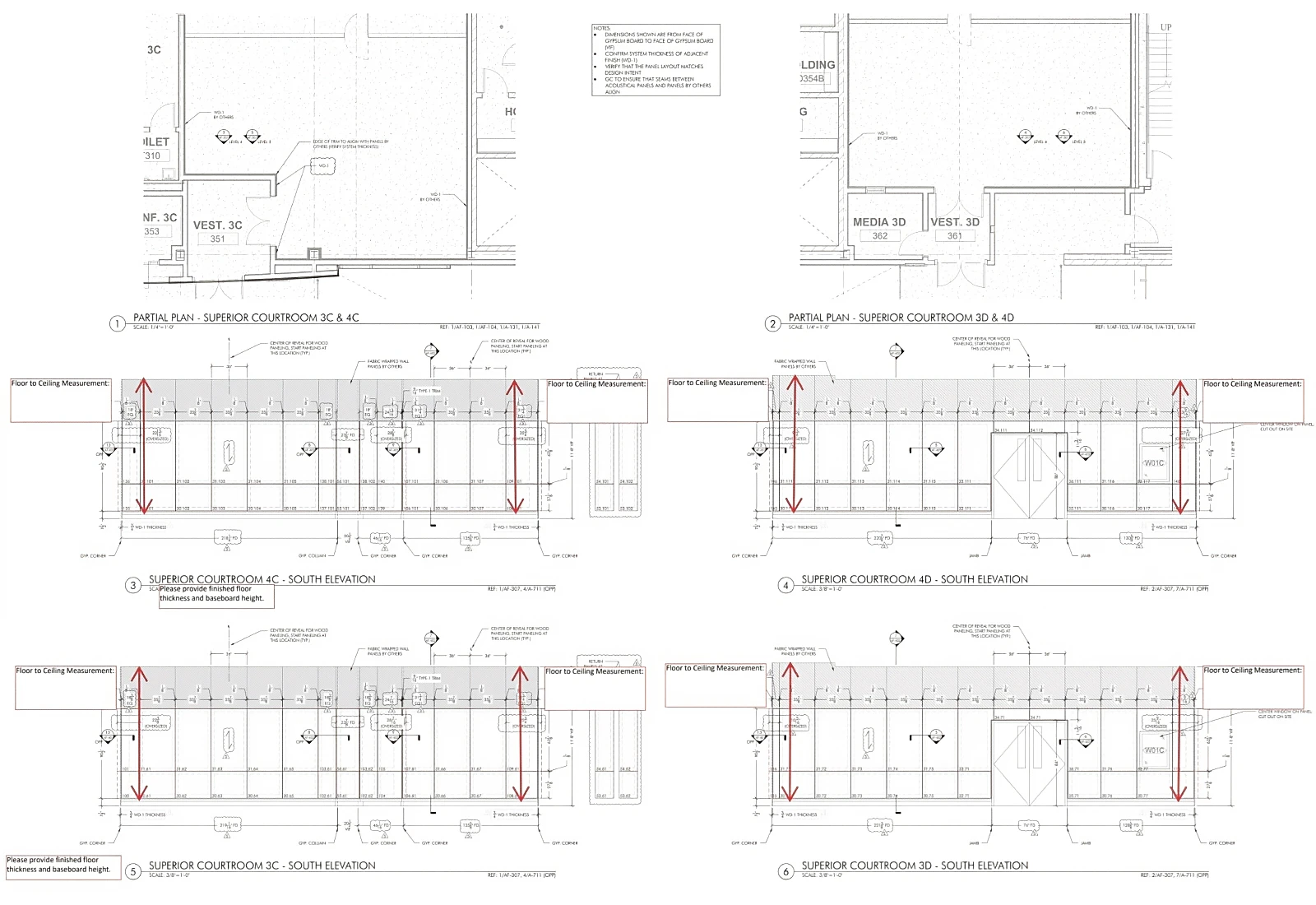 Chatham County Courthouse - Wood Paneling