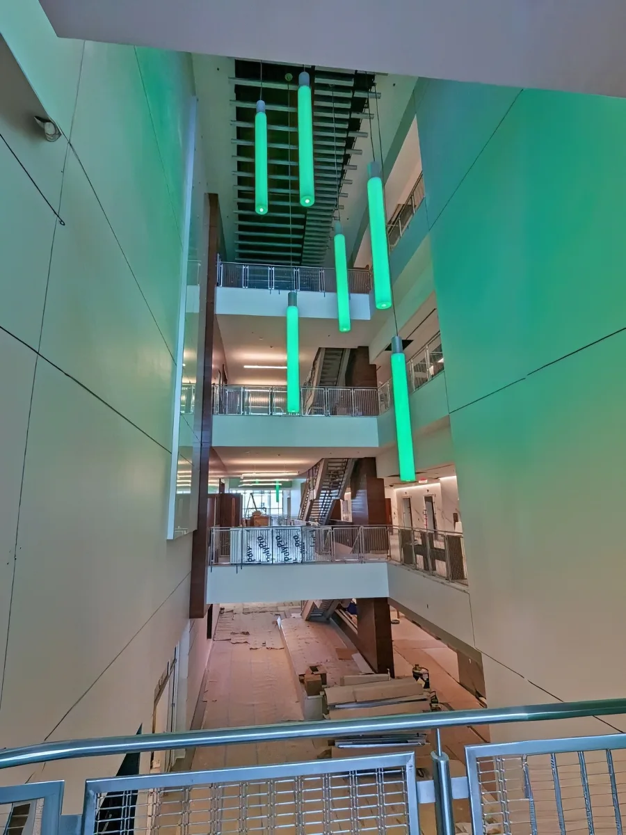 Chatham County Porcelain Acoustic Tiles Install