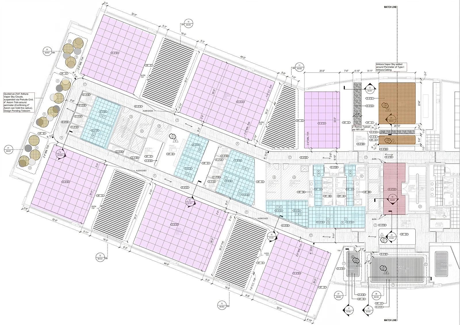 BNY Mellon Lake Mary - Reflected Ceiling Plan Zone A Sound Solutions
