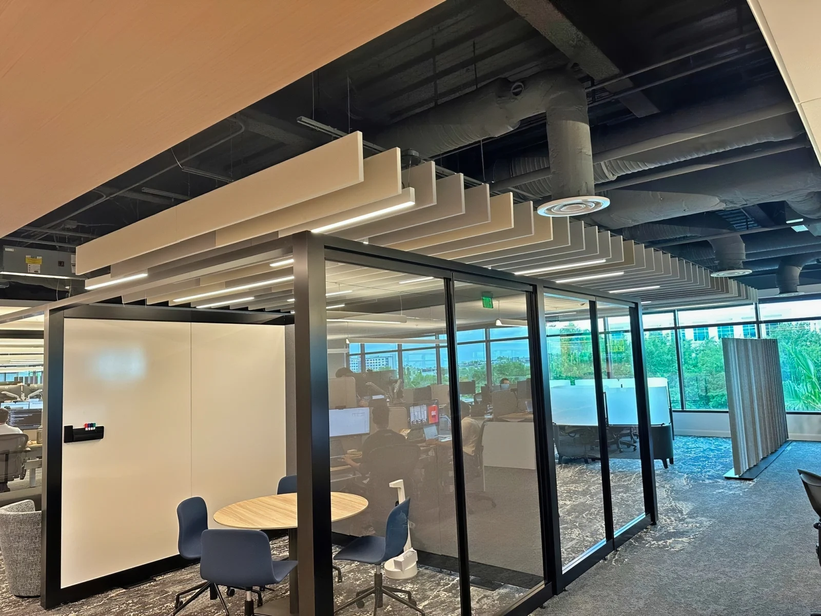 Sound Solutions Baffles Installed In Corporate Office Areas