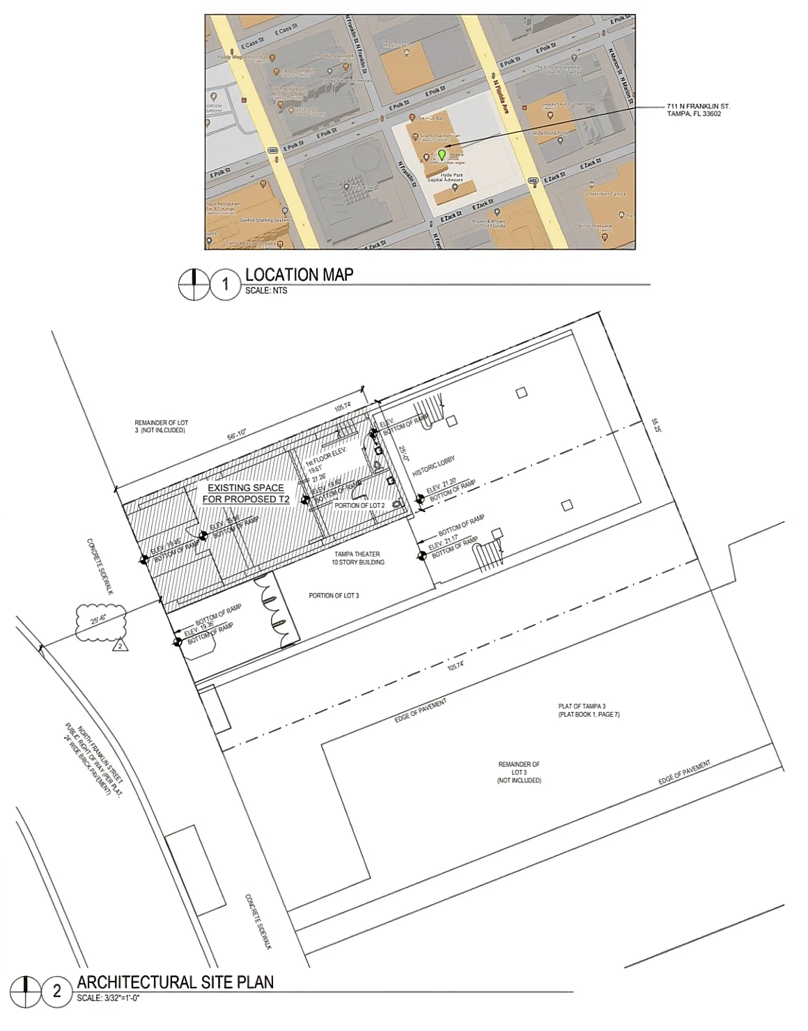 Tampa Theatre - Location Site Plan Acoustic Design