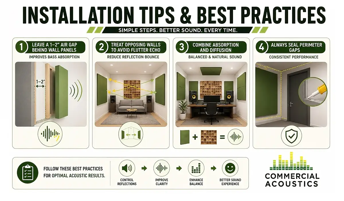 Best Practices For Installing Sound Absorbing Materials