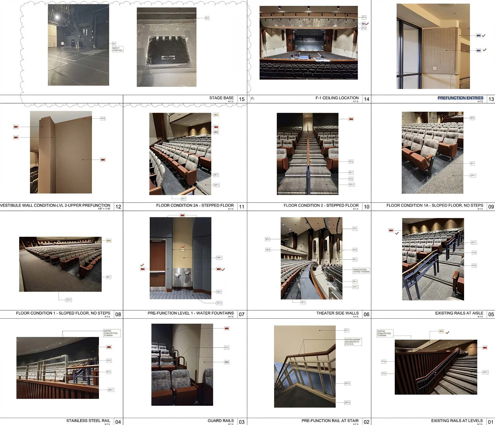 Chapin Theatre - Prerenovation Acoustics Panel
