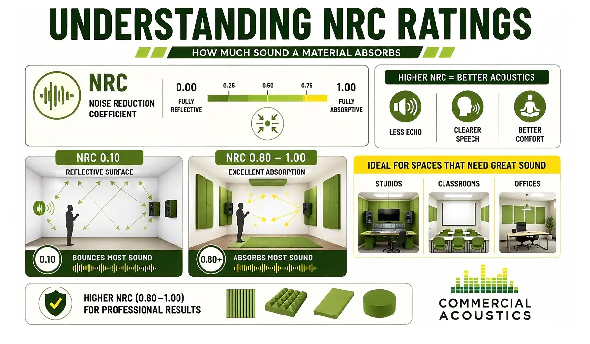 Understanding NRC Ratings for Better Sound Absorption