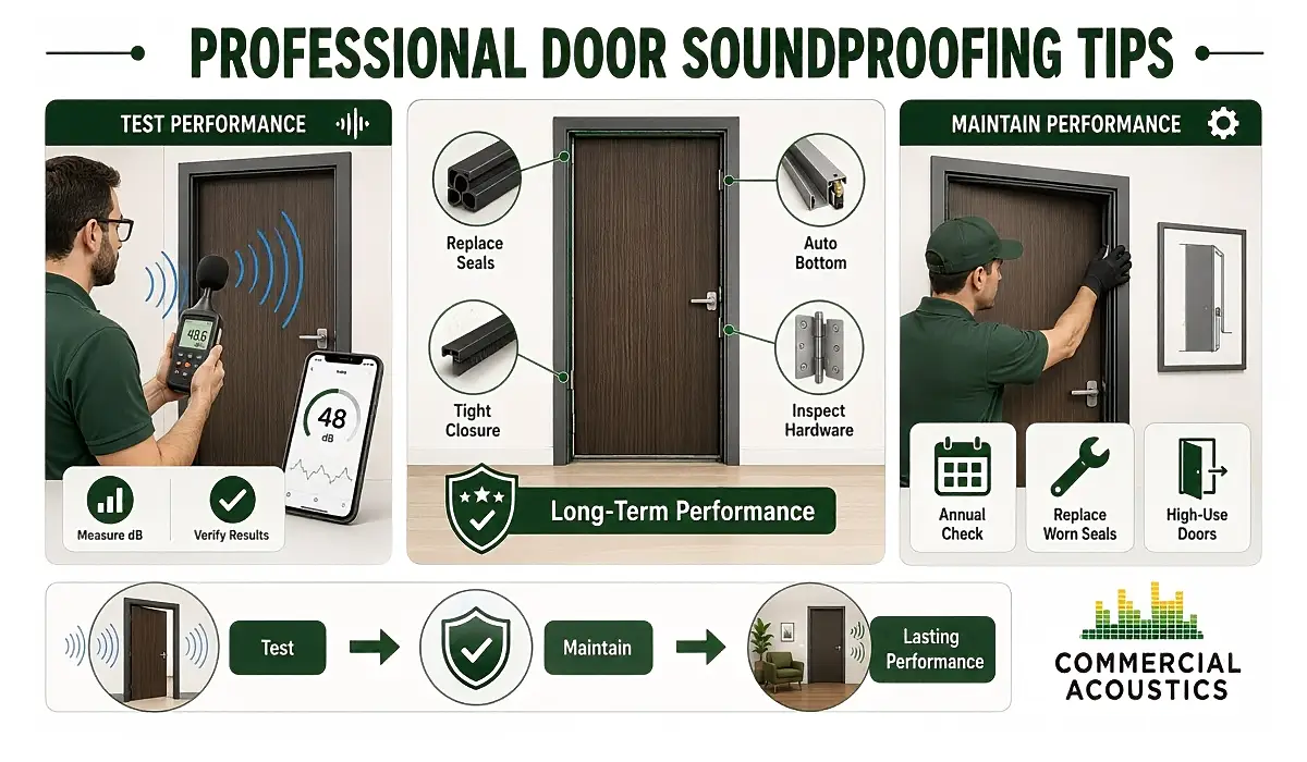 Door Soundproofing Best Practices
