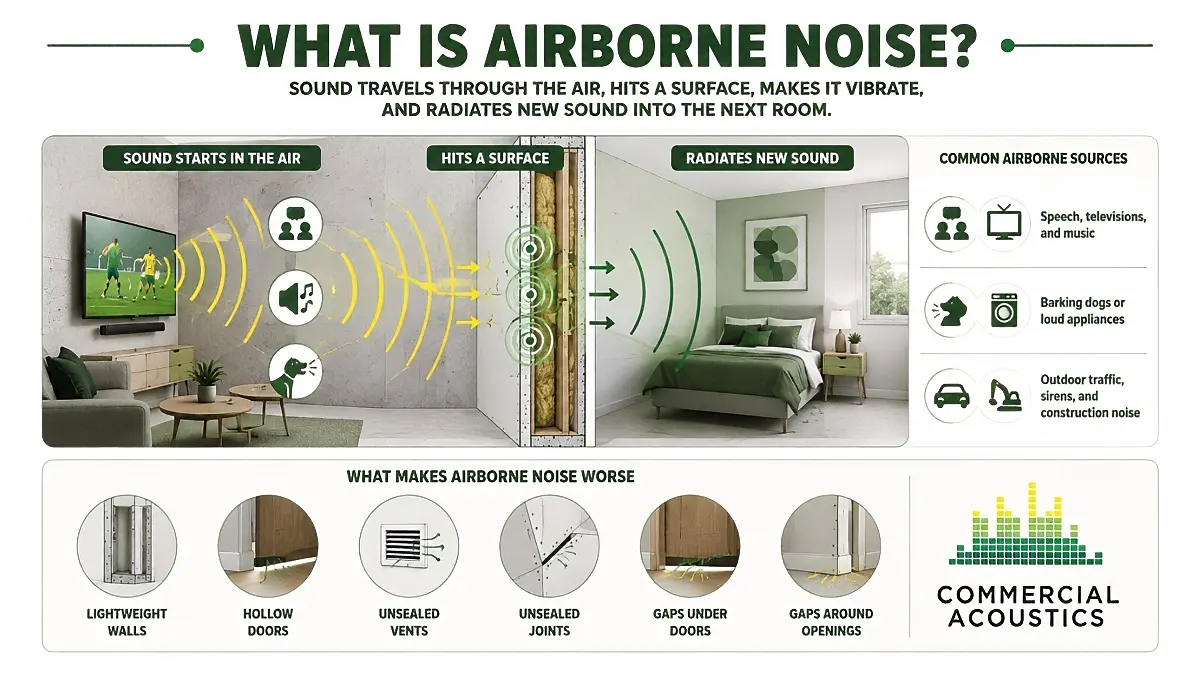 Airborne Noise Sources and Sound Transmission