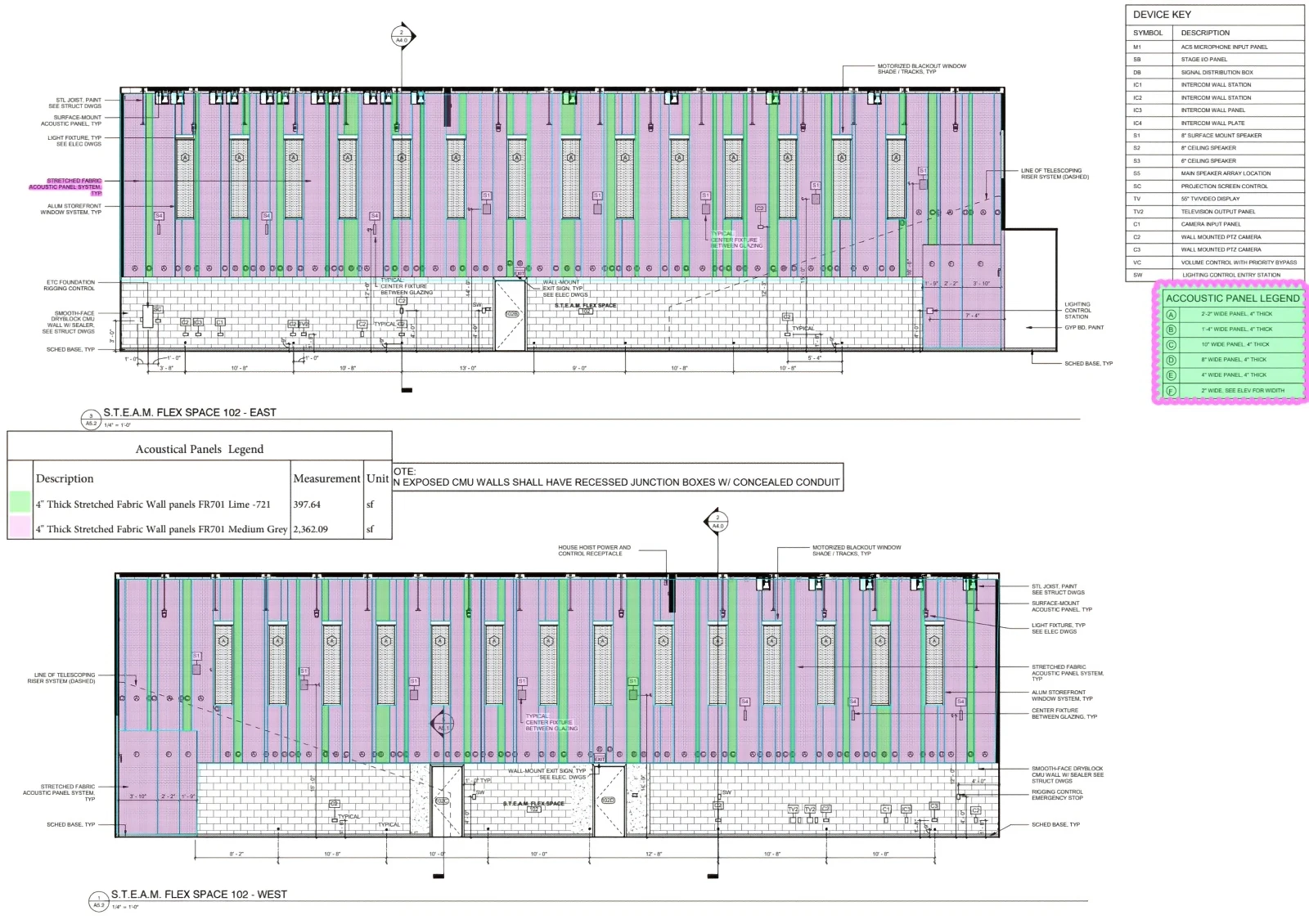Flex Space Acoustic Design Plan