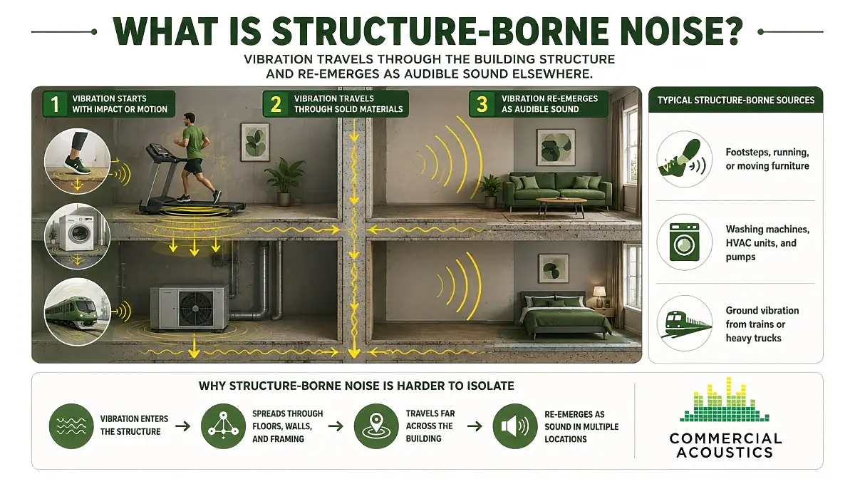 Structure Borne Noise Sources and Vibration Paths