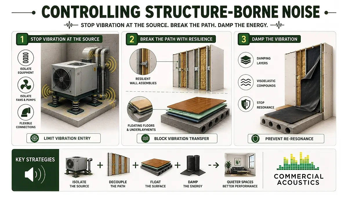 Vibration Isolation for Structure Borne Noise