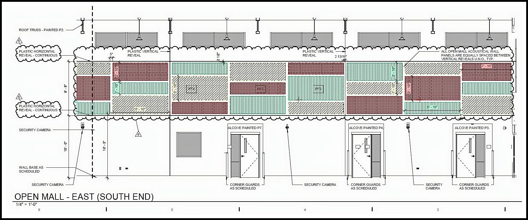 Acoustic Ceiling Tile  Plan for the hallway install at NCMS