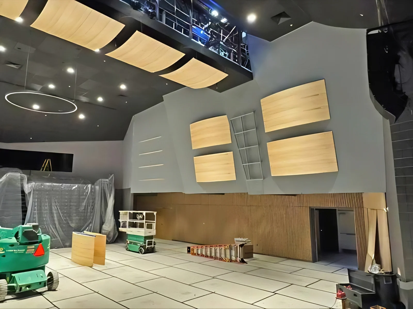 Stretched Fabric Wall & Diffusers for Largo CPPAC