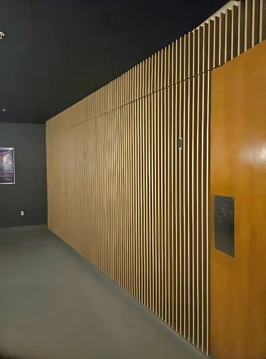 Wood Slat System Install for Largo CPPAC