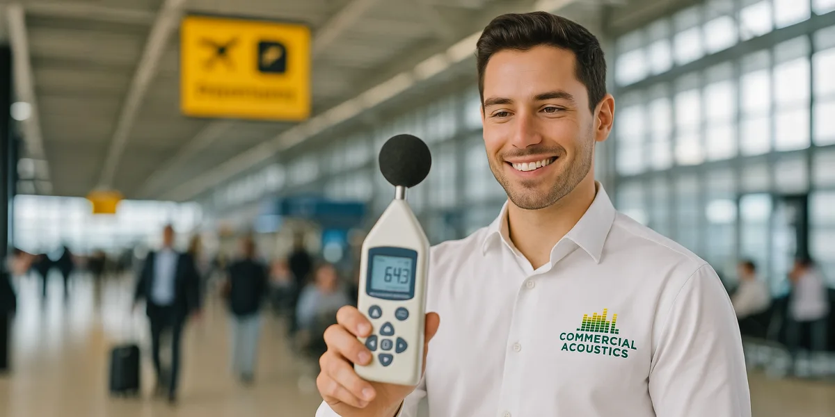 Commercial Acoustics Presents... Airport Soundproofing: Materials, Assemblies, & Noise Control Solutions