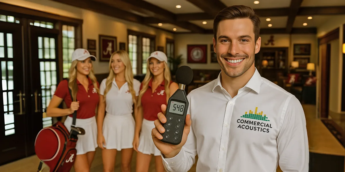 Clubhouse Soundproofing in Alabama: Acoustic Panels, Materials, & Noise Control