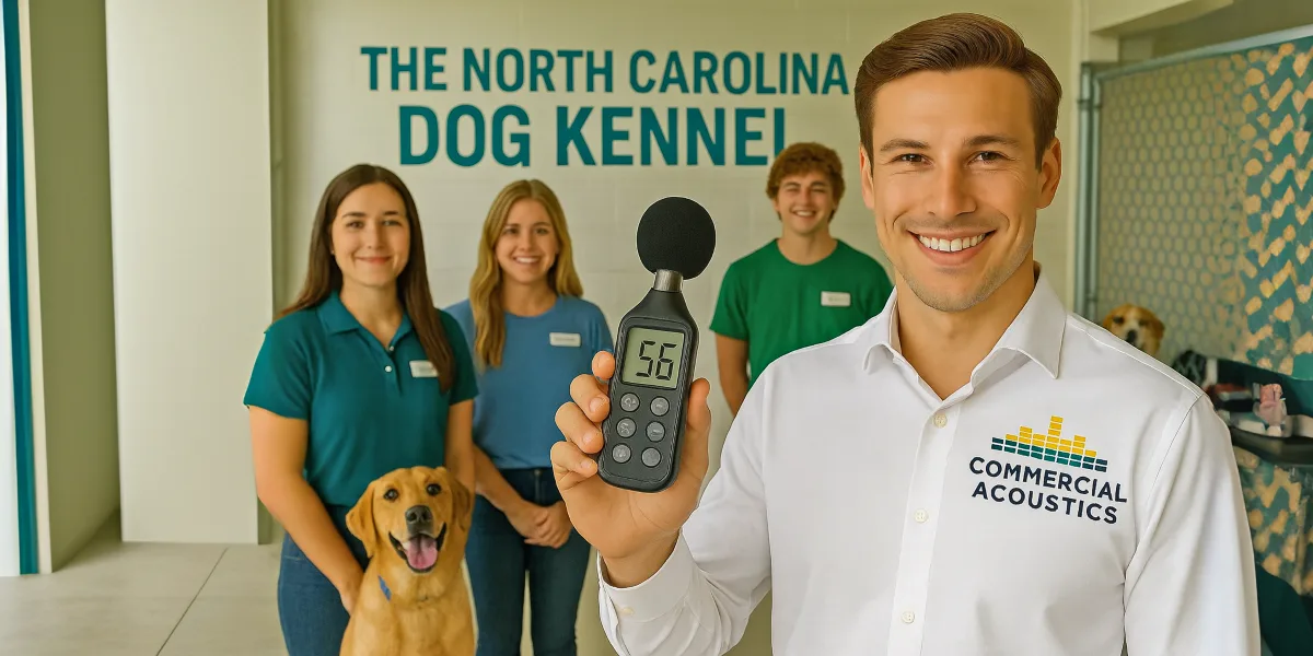 Dog Kennel Soundproofing in North Carolina: Acoustic Panels, Materials, & Noise Control