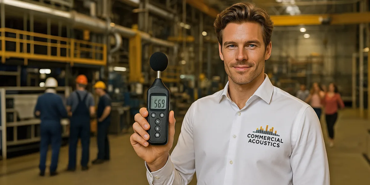 Commercial Acoustics Presents... Industrial Factory Soundproofing: Materials, Layouts, & Noise Control