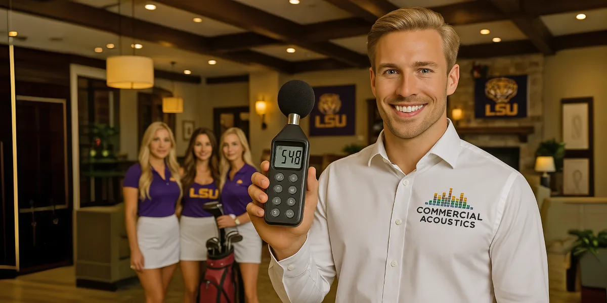 Clubhouse Soundproofing in Louisiana: Acoustic Panels, Materials, & Noise Control