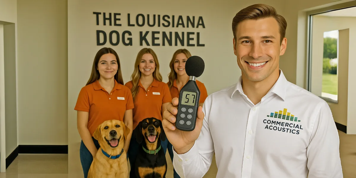 Dog Kennel Soundproofing in Louisiana: Acoustic Panels, Materials, & Noise Control