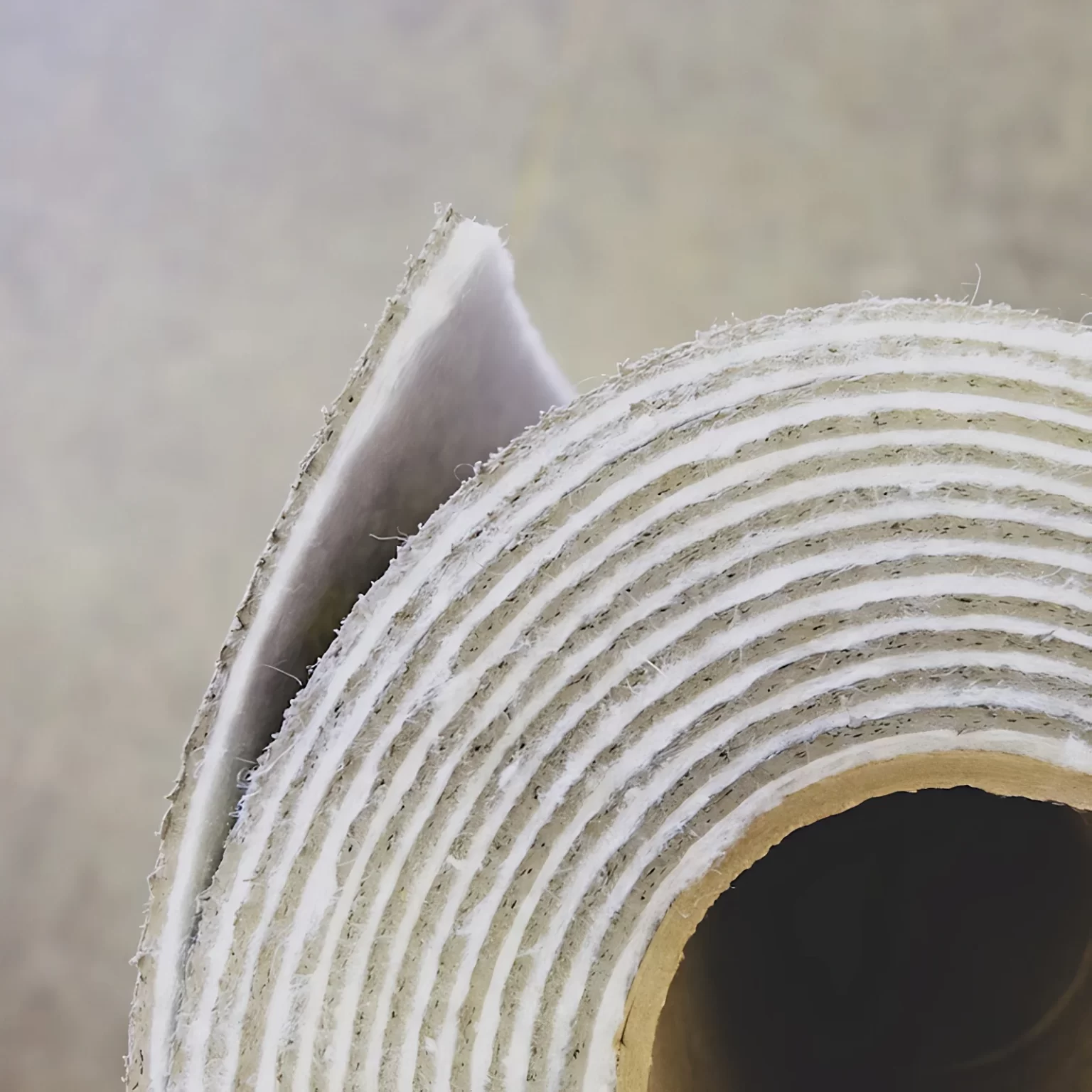 Detailed View of Wall Blokker Pro EVA & MLV Composite Layers used in High-Performance Acoustic Insulation | Produced By: Commercial Acoustics