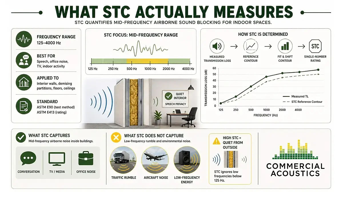 STC Ratings for Interior Sound Control