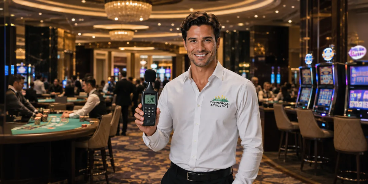 Commercial Acoustics Presents... Casino Soundproofing: Gaming Floor Noise & Reverb Control