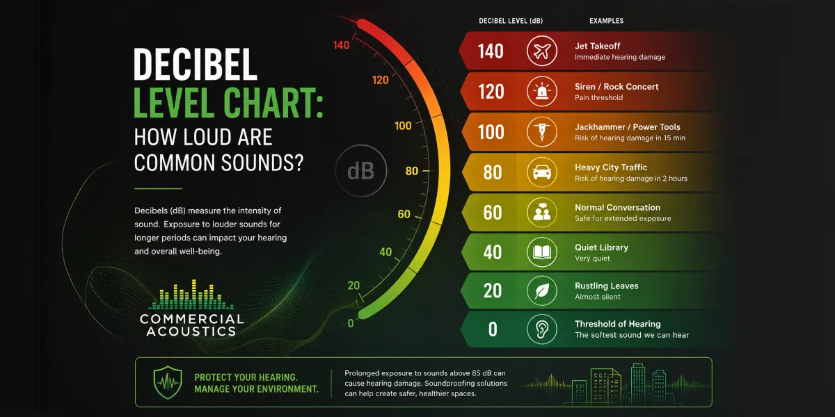 Decibel Level Chart Commercial Acoustics