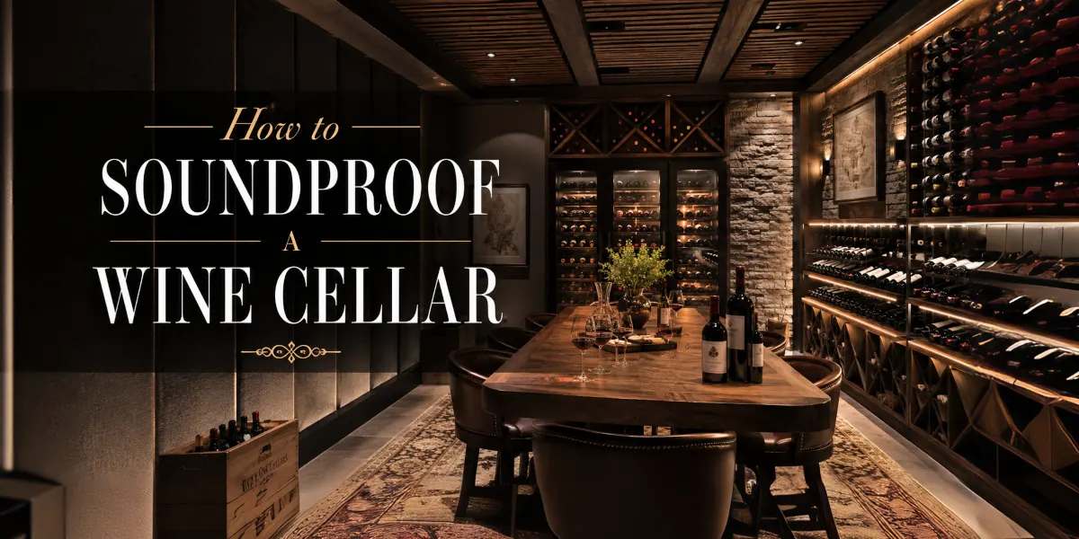 How to Soundproof a Wine Cellar