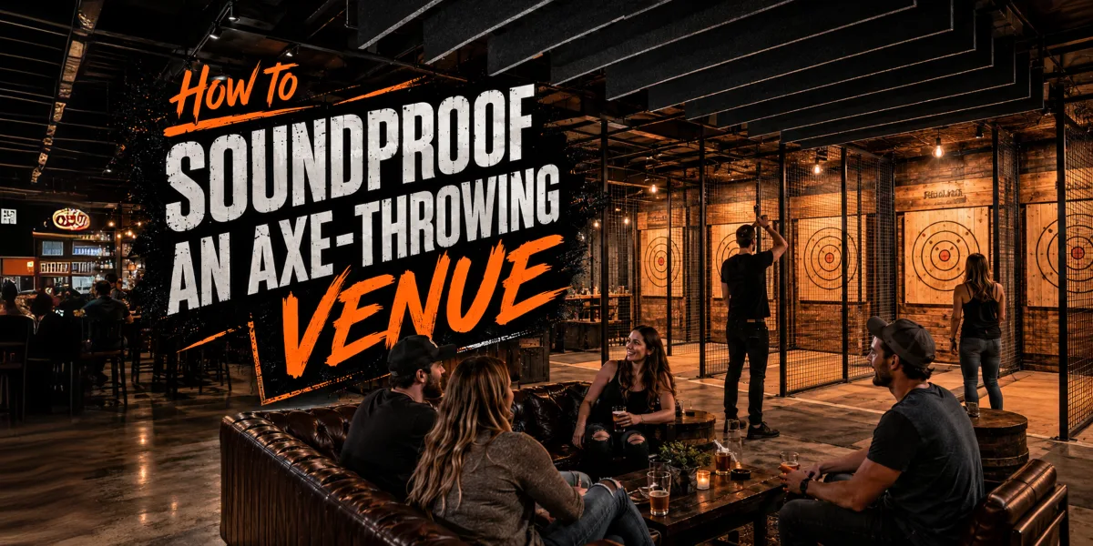 How to Soundproof an Axe Throwing Venue