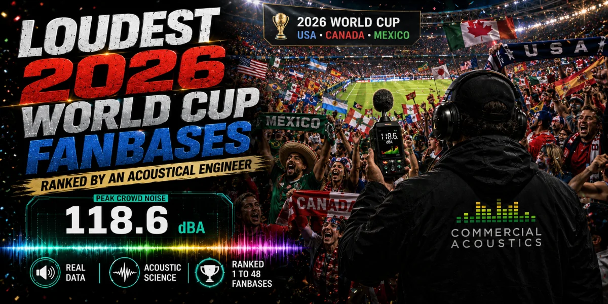 Loudest 2026 World Cup fanbases ranked by an acoustical engineer