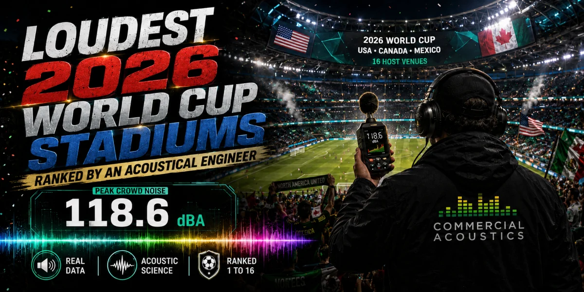 Loudest 2026 World Cup stadiums ranked by an acoustical engineer