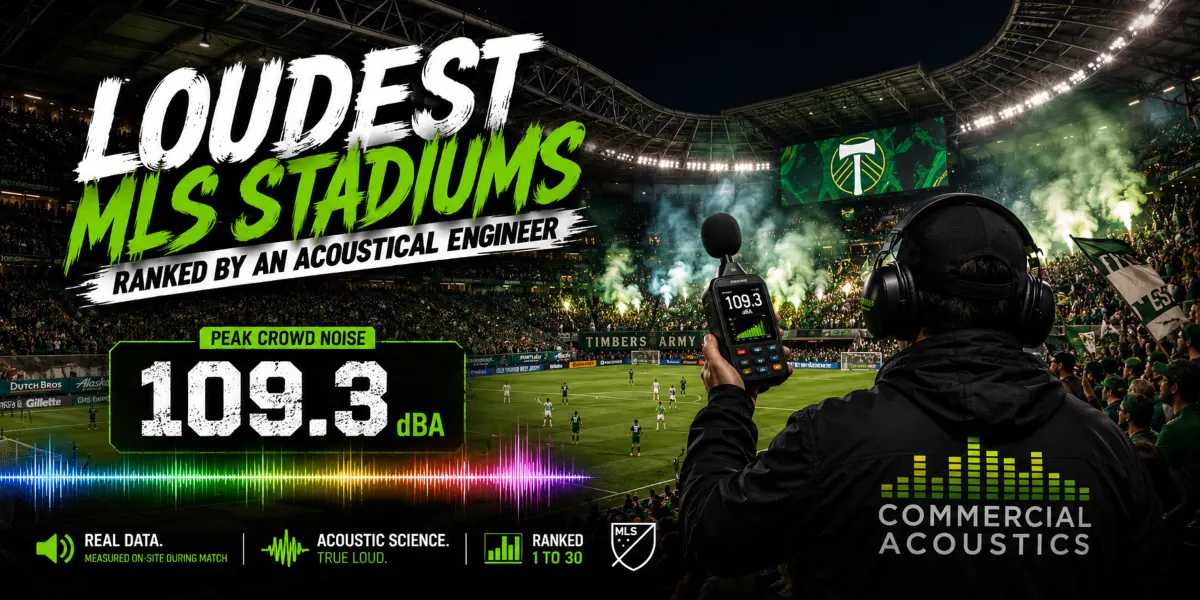 Loudest MLS Stadiums in 2026 ranked by an acoustical engineer