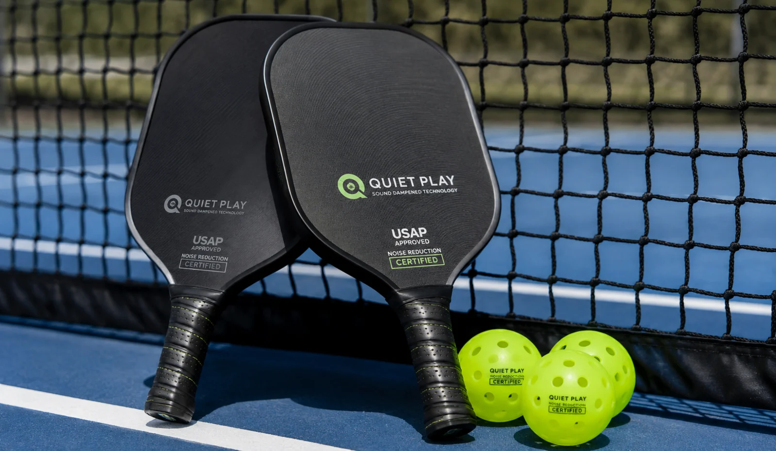 Pickleball Quiet Paddles & Balls for Noise Reduction