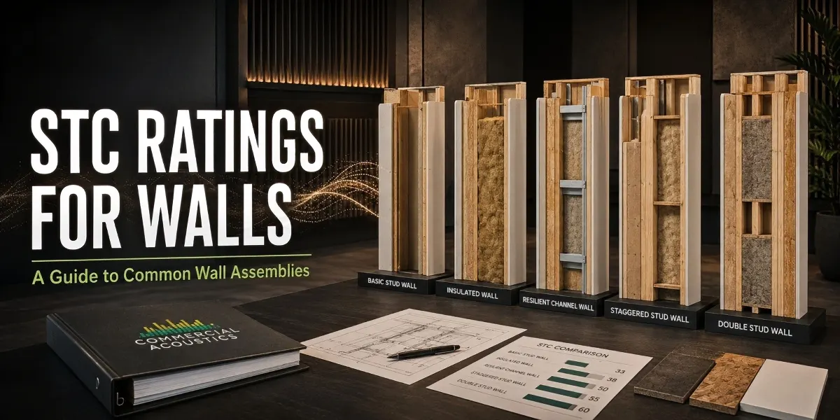 STC Ratings for Walls — guide to common wall assemblies by construction type
