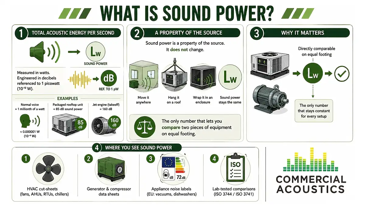 Sound Power Measures Total Noise Output