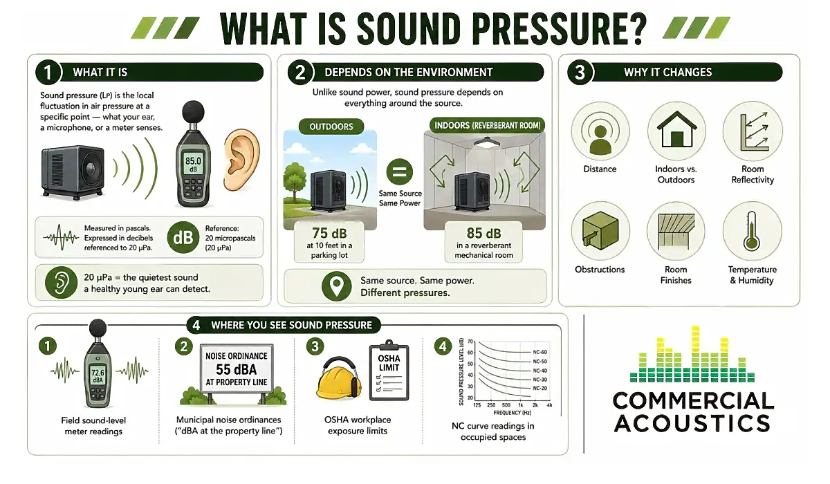 Sound Pressure Changes With Distance And Environment