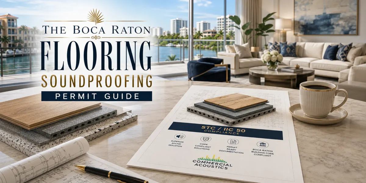 The Boca Raton Flooring Soundproofing Permit Guide — STC/IIC 50 compliance reference for condo flooring renovations