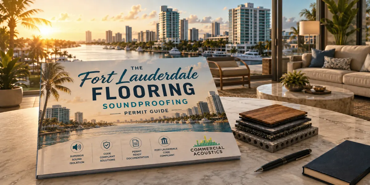 The Fort Lauderdale Flooring Soundproofing Permit Guide &mdash; STC/IIC 50 compliance reference for condo flooring renovations