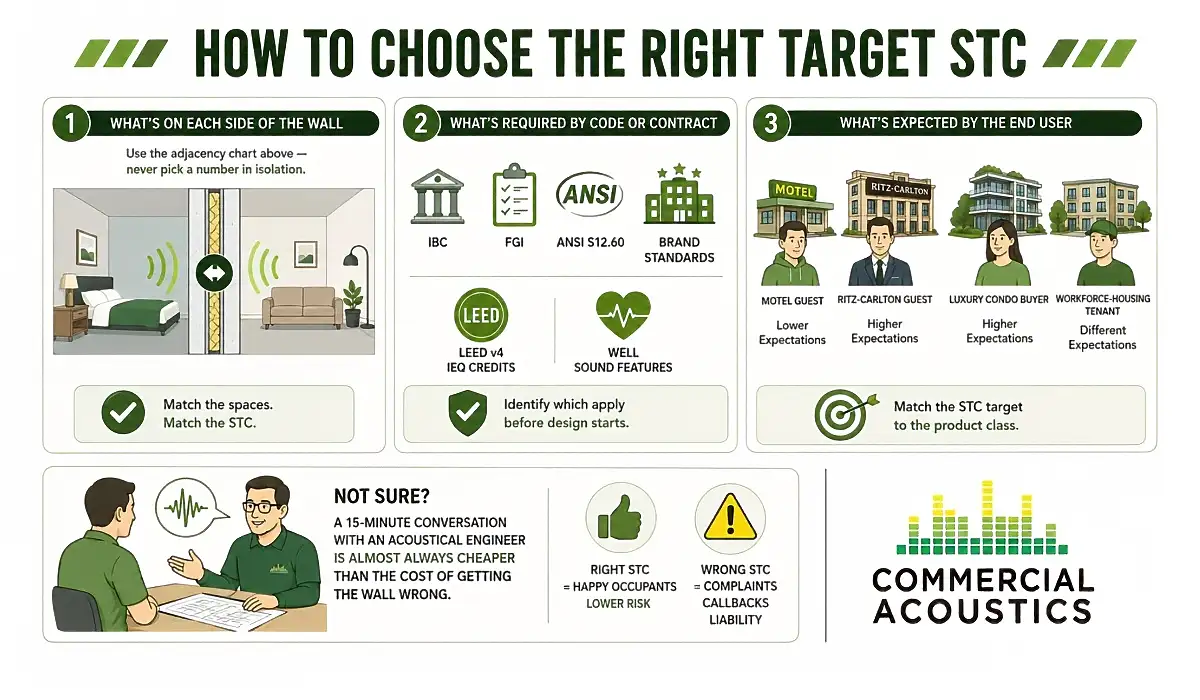 Balance Privacy, Performance, And Construction Costs With Proper STC Targets
