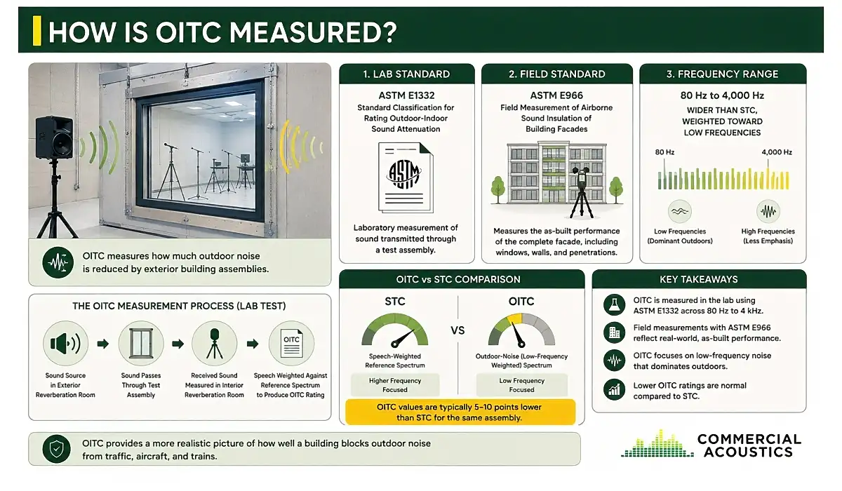 OITC Testing Measures Exterior Building Sound Insulation
