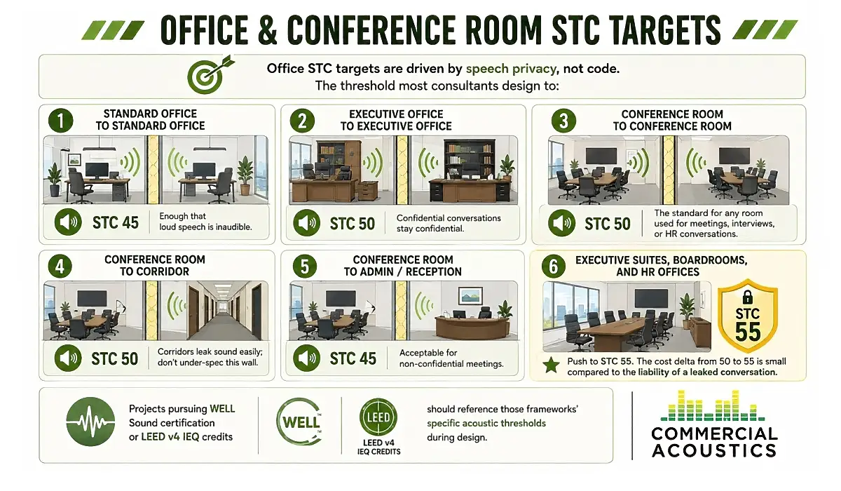 Office STC Ratings Improve Speech Privacy And Workplace Productivity