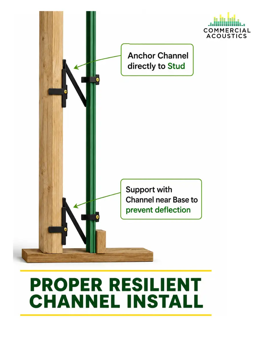 Proper Resilient Channel Install
