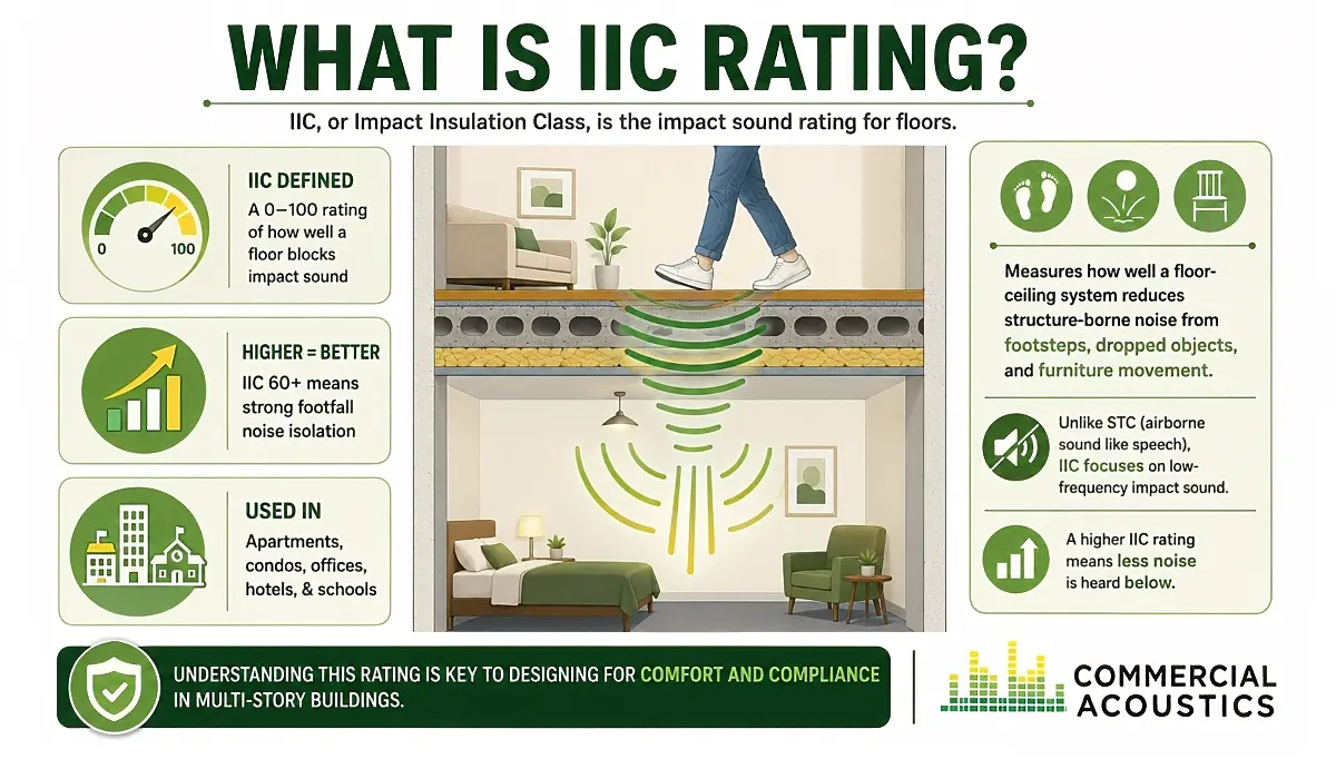 Reduce Footstep Noise With Better IIC Ratings