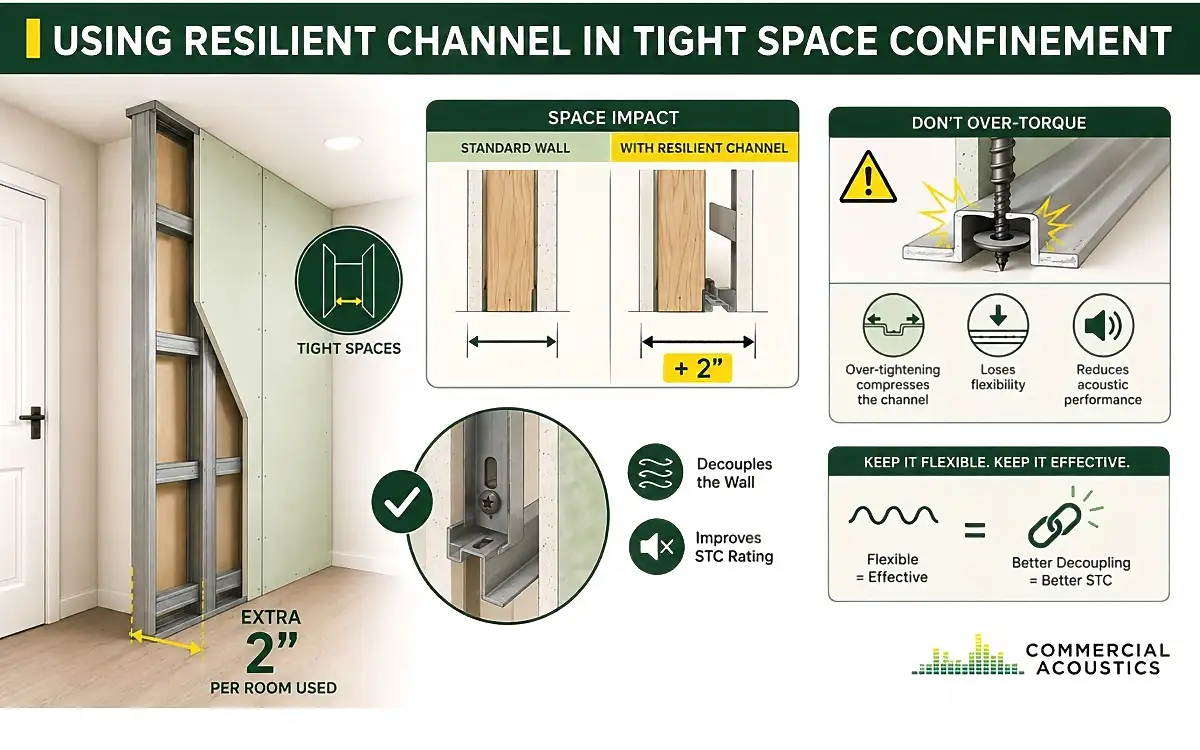 Resilient Channel Helps Improve STC Sound Isolation