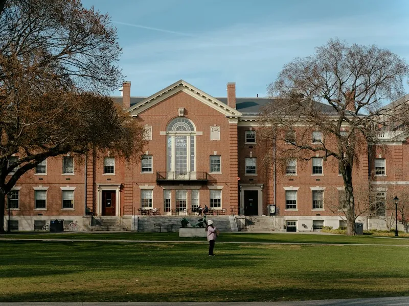 University Campus Brick Building